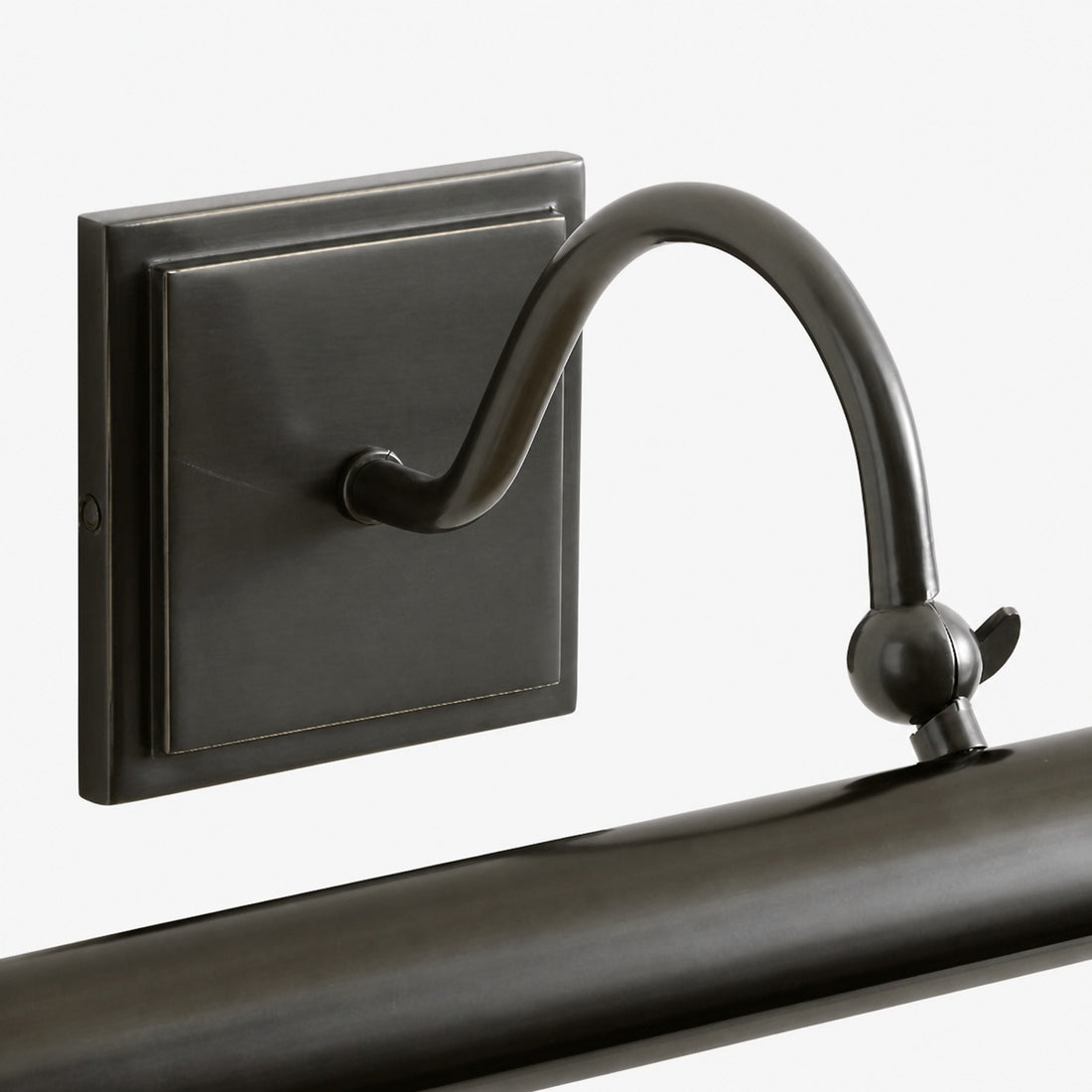 Serena Slim Hood Sconce - Transitional Style Art Lighting For Living Room