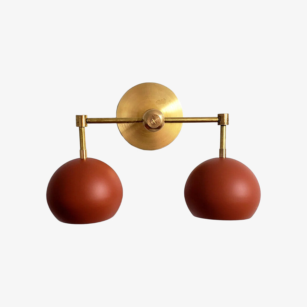 Terra Cotta Sconce - Bubble Pop Vanity Bath Wall Light