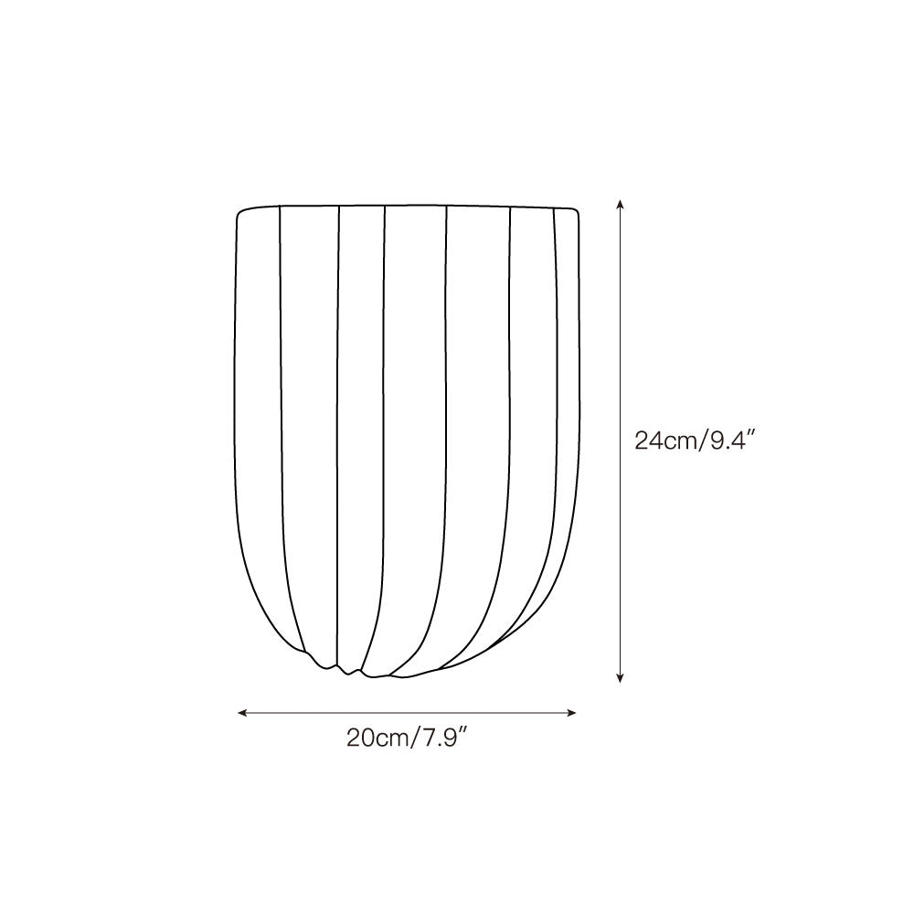 Fluted Glass Wall Lamp – Modern Minimalist Design for Bedroom Bedside Lighting