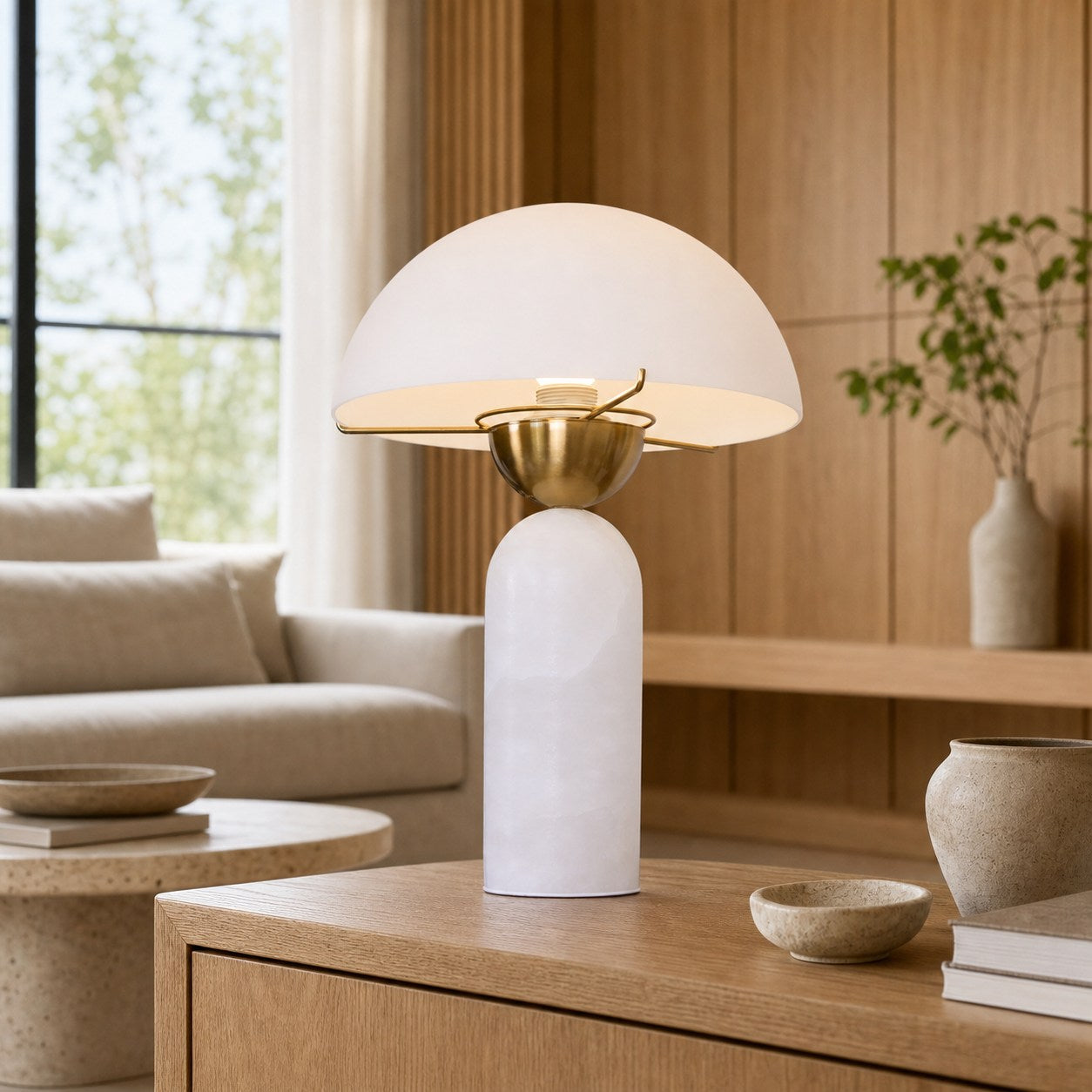 Peono Alabaster Table Lamp