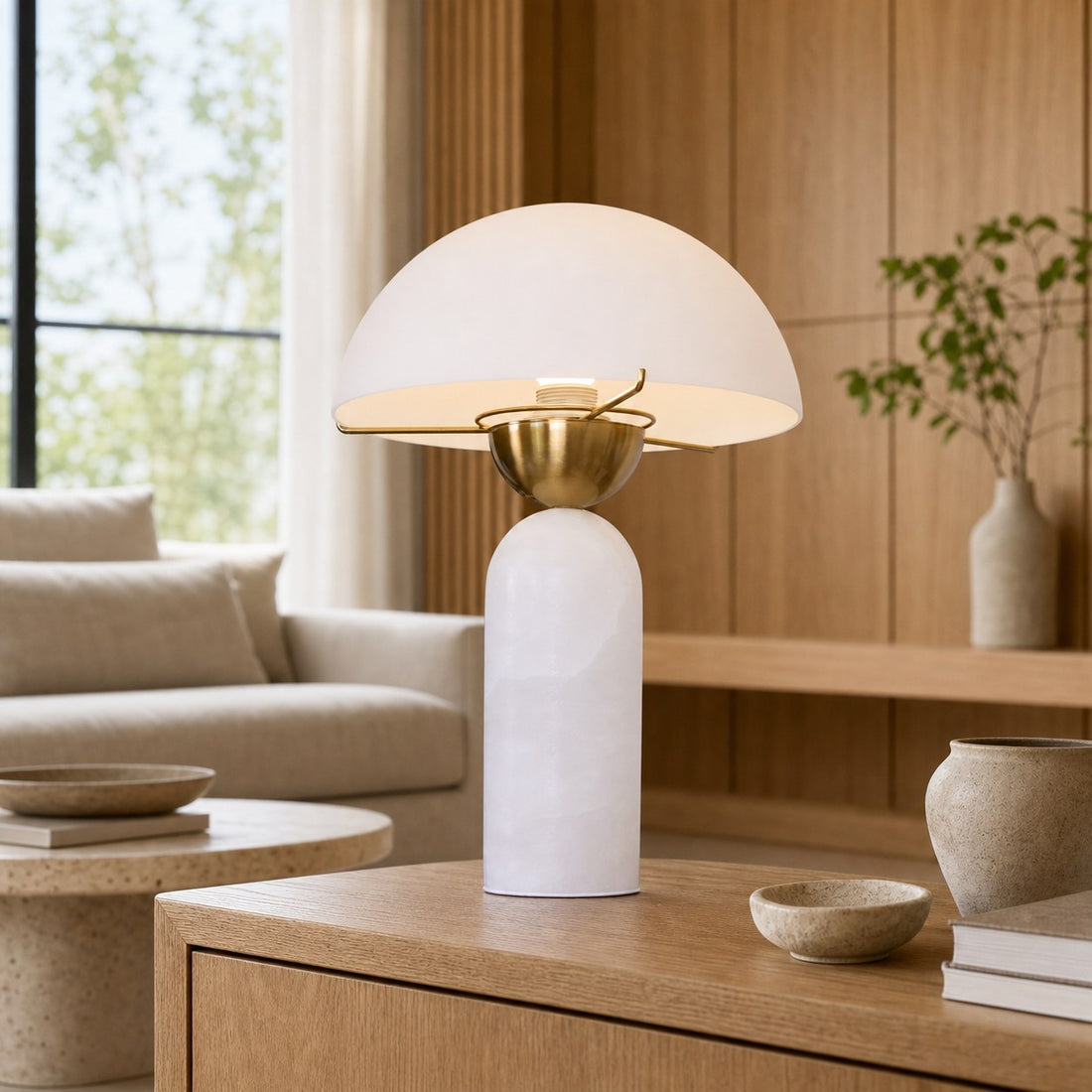 Peono Alabaster Table Lamp