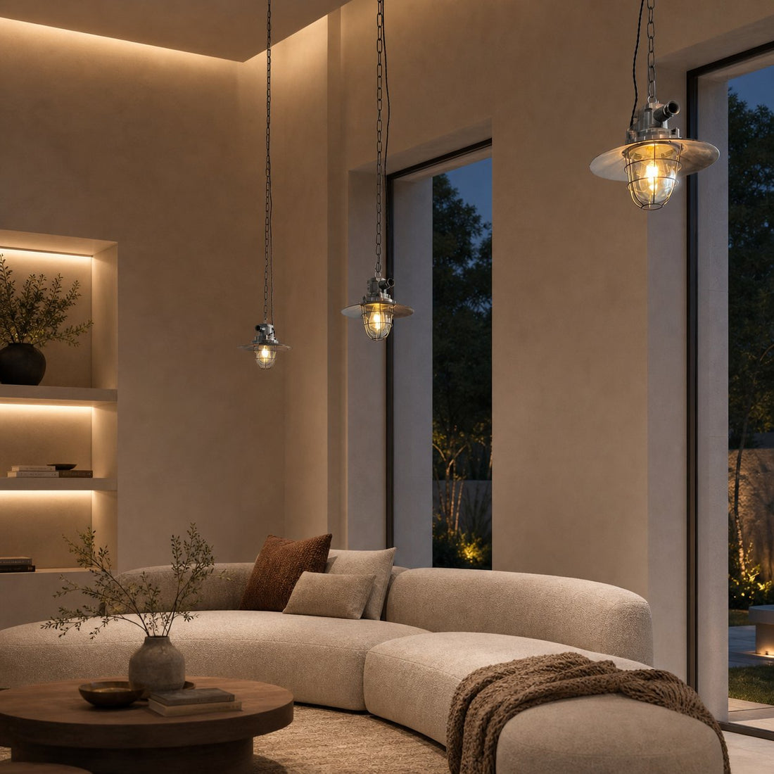 Bulkhead Cage Pendant Light
