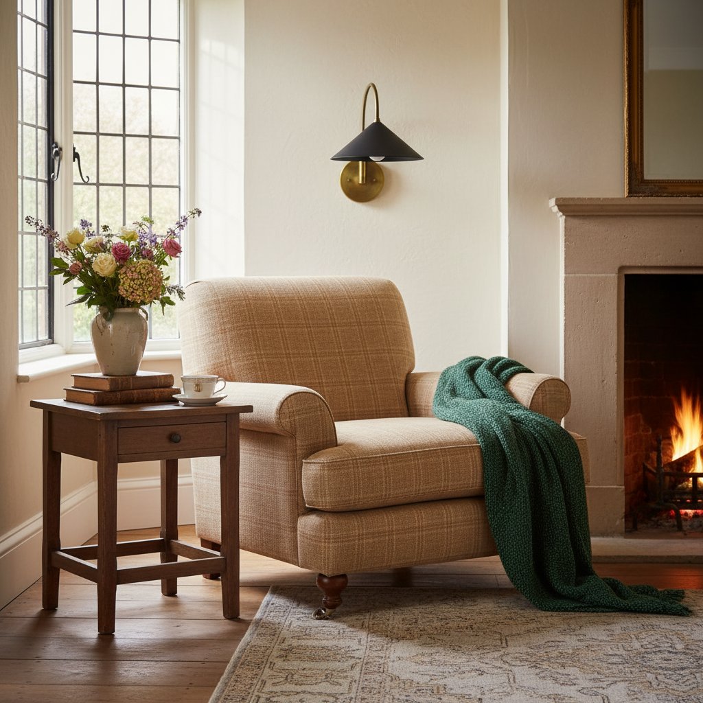 Curva Metal Vintage Wall Sconce  - Elegant Cone Shade for Bedrooms