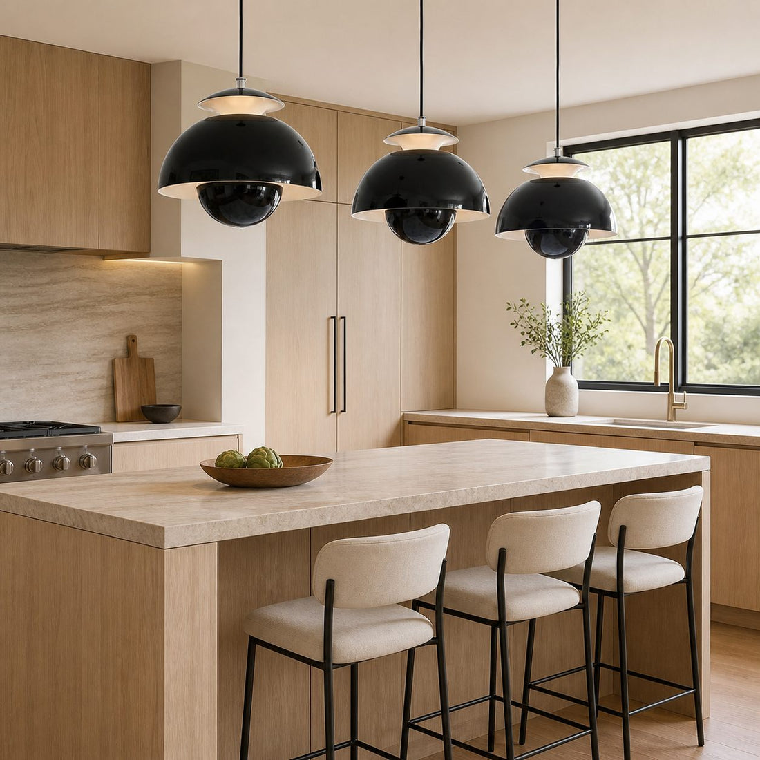 Orin Modern Nordic Metal Flower Hanging Light - Decorative Pendant Lamp for Bedroom and Kitchen
