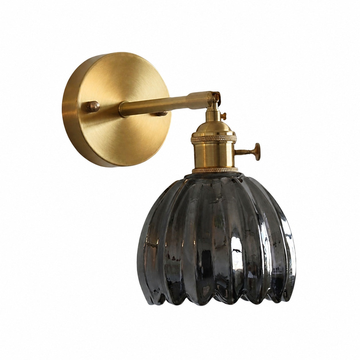 Blossix Floral Tulip Wall Sconce – Modern Wall Lamp Metal Base for Home Interior Lighting U27
