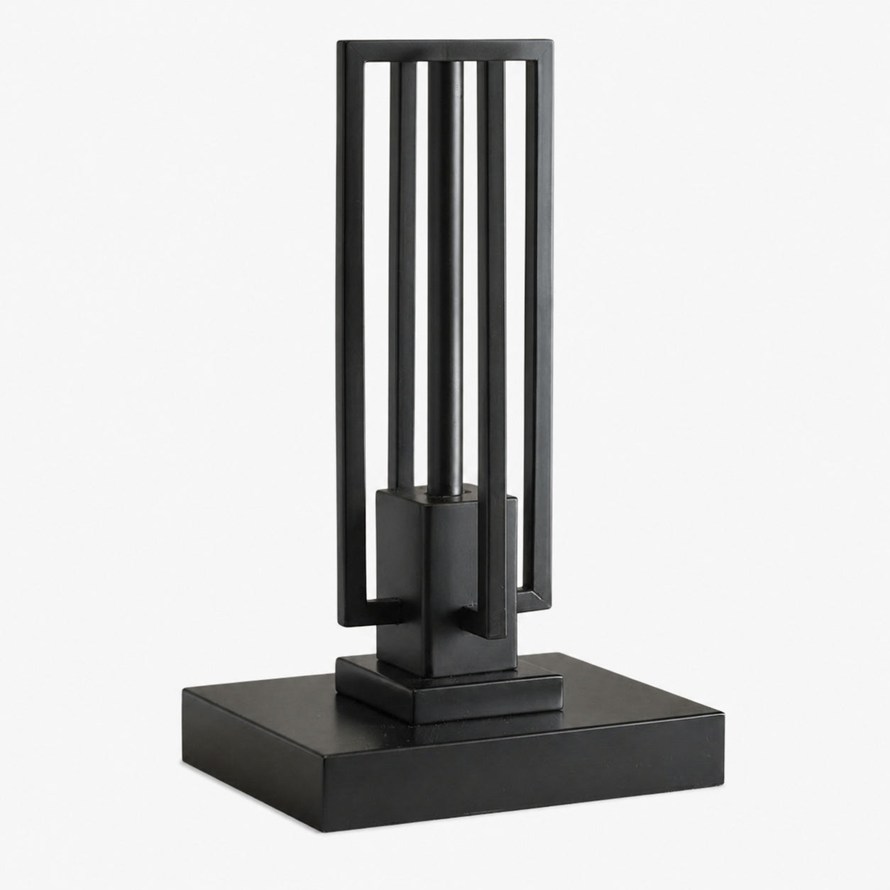 Culletto Stained-Glass Rectangular Table Lamp – Artisan Look for Bedrooms and Hallways
