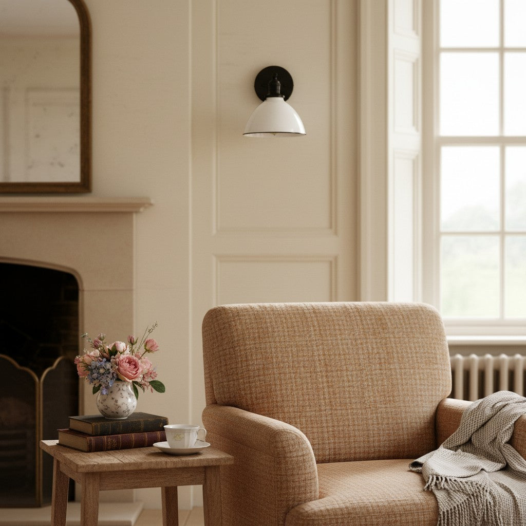 Conique Metal Contemporary Wall Light – Durable Metal Sconce for Bathroom or Hallway