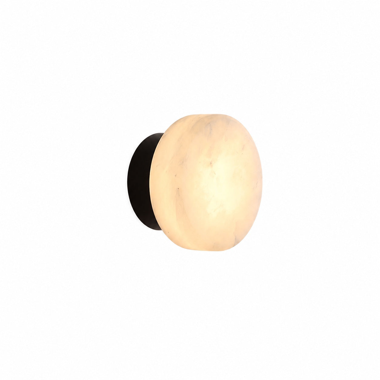 Cylindrical Alabaster Wall Lamp
