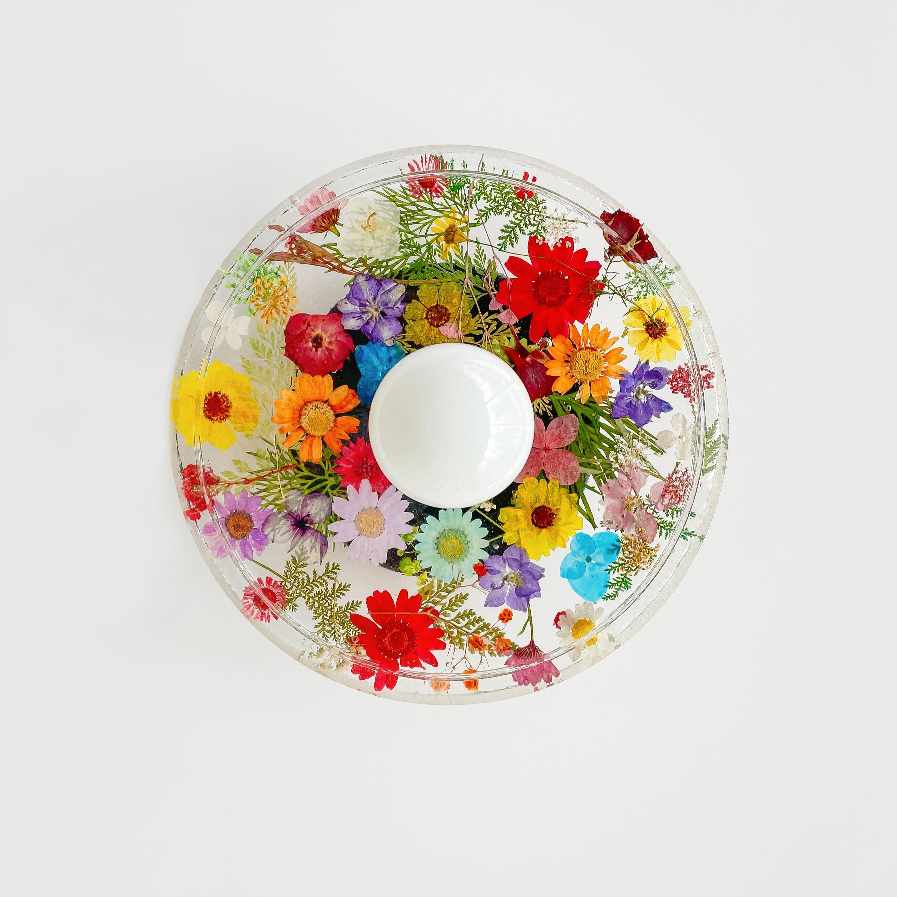 Botanical Wall Sconce - Handmade Resin Leaves Romantic Accent Lighting