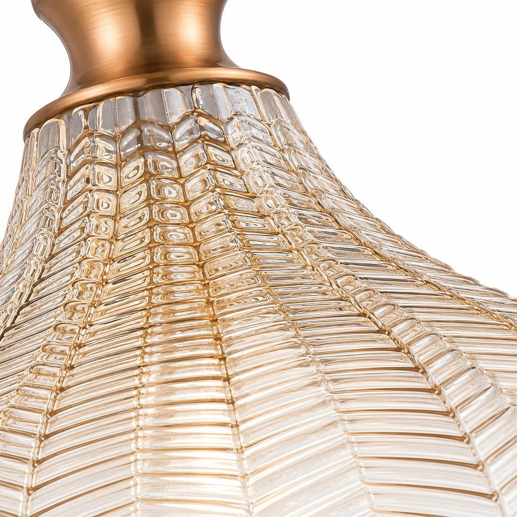 Gildon textured glass chevron close-up