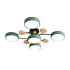 Multihead Disc Morandi Color Branch Ceiling Light