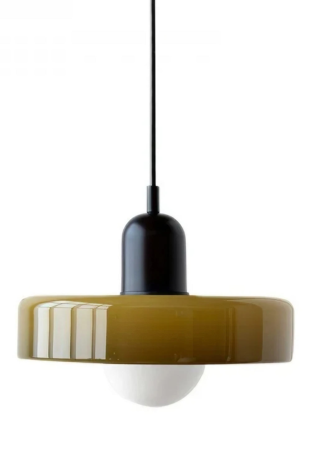 Morandi Modern Style Disc Glass Pendant Lamp