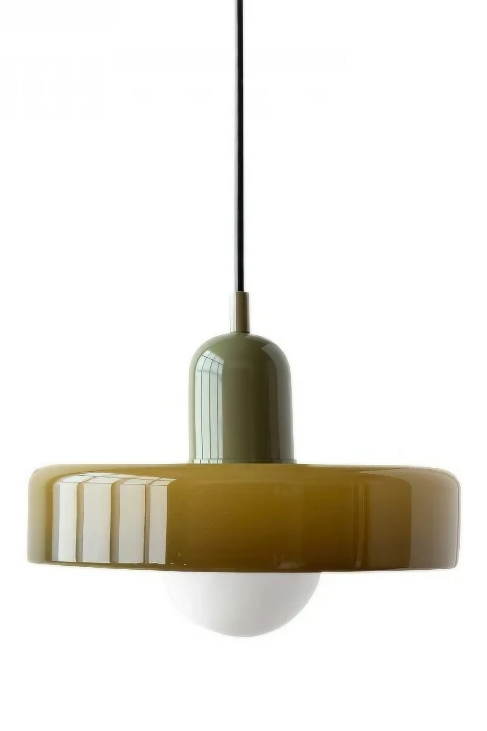 Morandi Modern Style Disc Glass Pendant Lamp