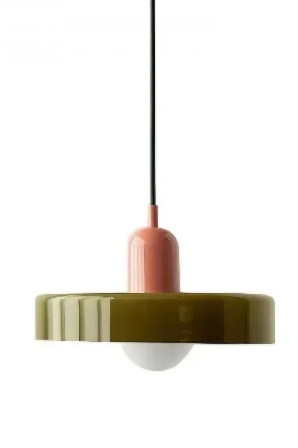 Morandi Modern Style Disc Glass Pendant Lamp