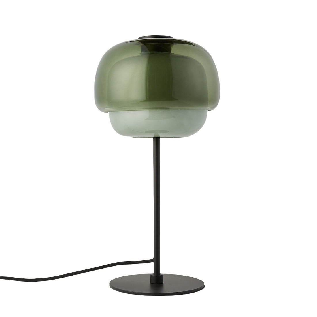 Nordic Mushroom Glass Table Lamp – Stained Glass Bedside Light