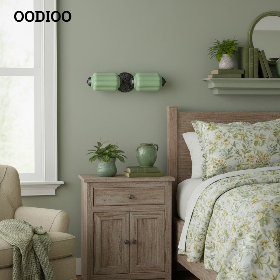 Eloise Pumkin Glass Vanity Sconce