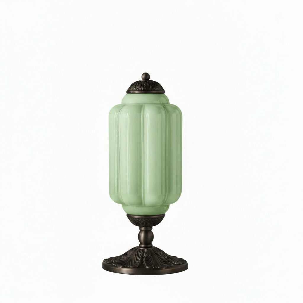 Eloise Vintage Glass Led Pumpkin Table Lamp
