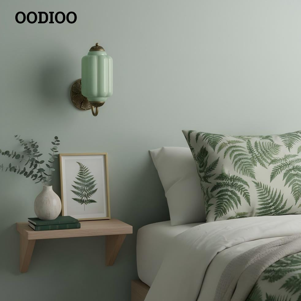 Vintage Milk Glass Sconce - Bedside Cream Eloise Wall Sconce