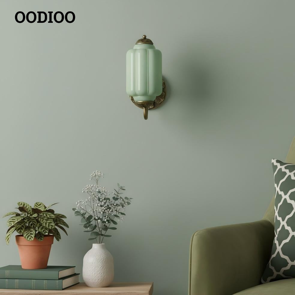 Vintage Milk Glass Sconce - Bedside Cream Eloise Wall Sconce