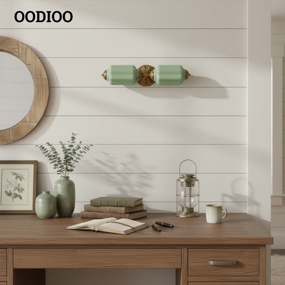 Eloise Pumkin Glass Vanity Sconce