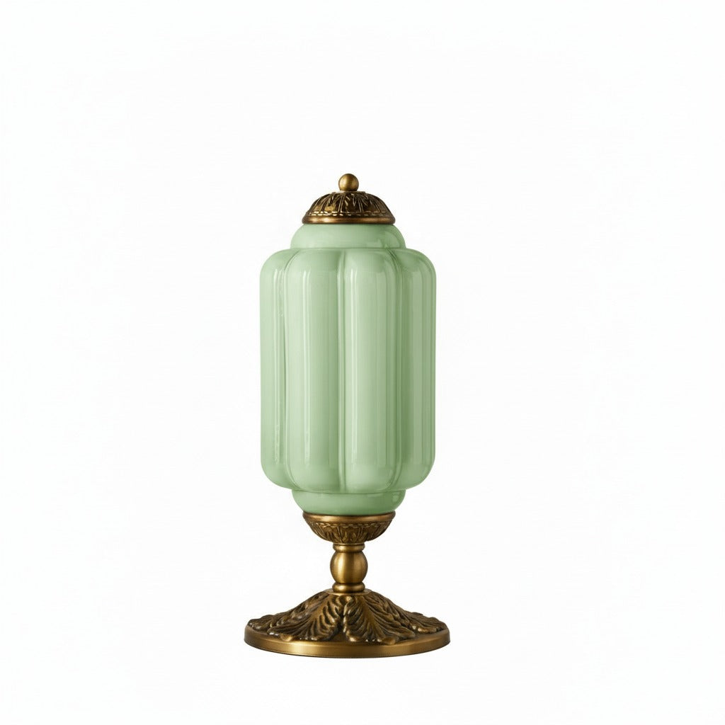 Eloise Vintage Glass Led Pumpkin Table Lamp