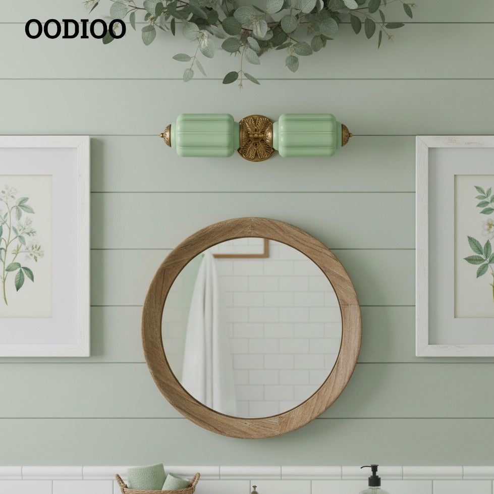 Eloise Pumkin Glass Vanity Sconce