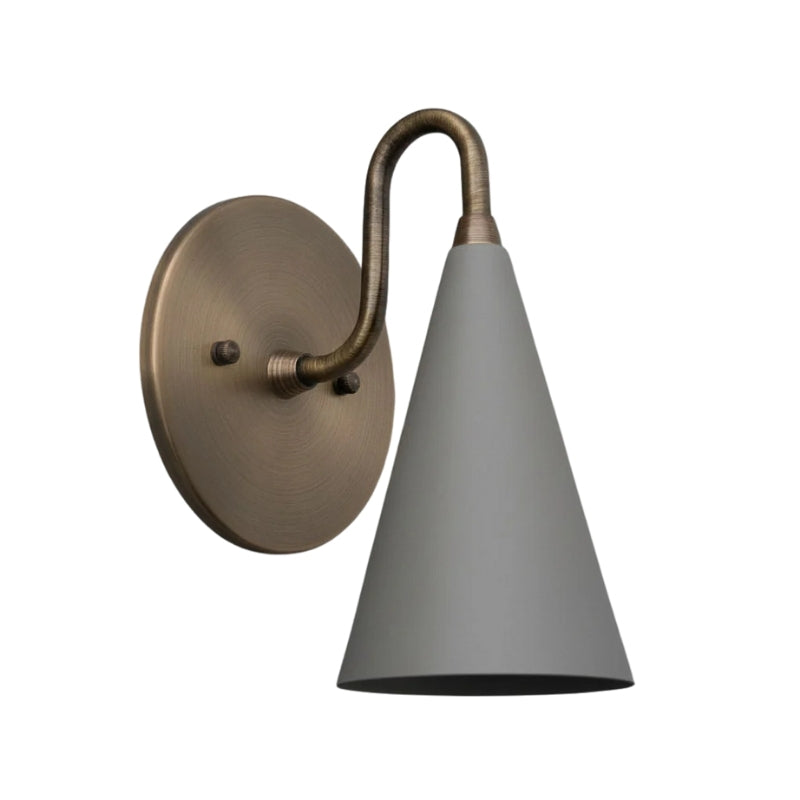 Retro Wall Sconce – Raw Brass, Antique Brass & Black Finish