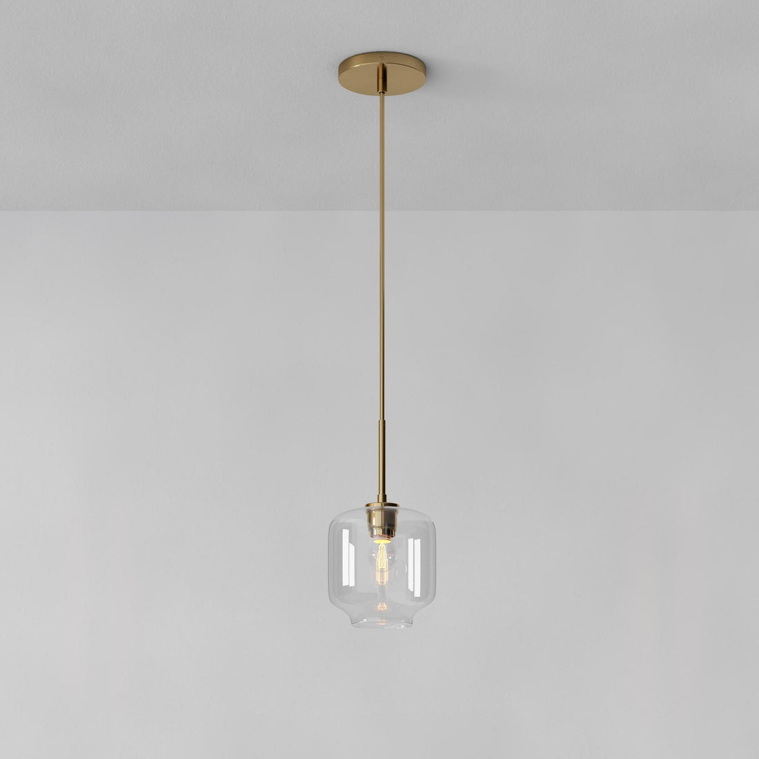 Lumivelle Pebble Pendant Light - Adjustable Glass Shade - Modern Lighting