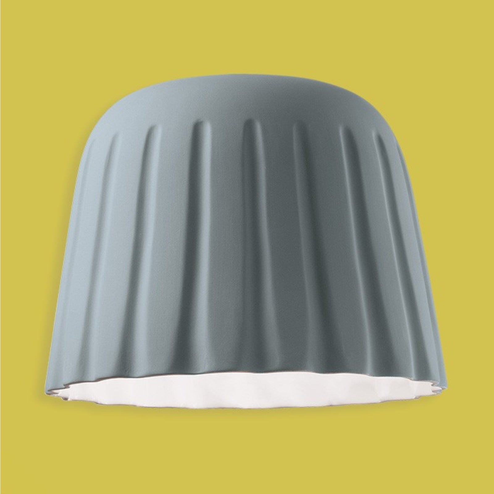 Elegant Ceramic Pudding Shape Ceiling Light Fixture