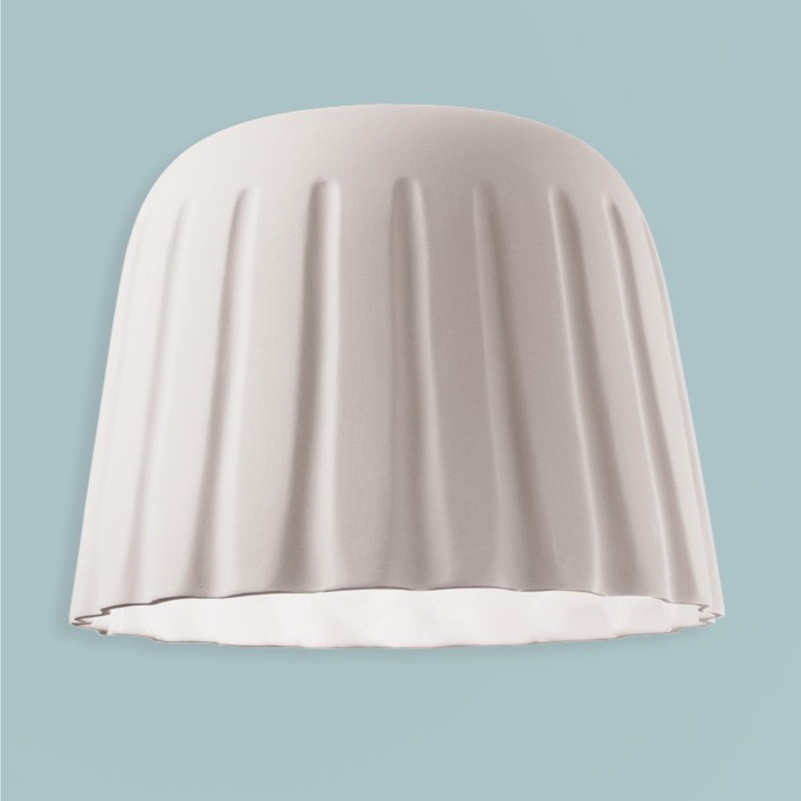 Elegant Ceramic Pudding Shape Ceiling Light Fixture