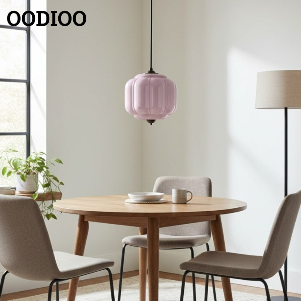 American Vintage Eloise Pendant Lamp With Glass Shade