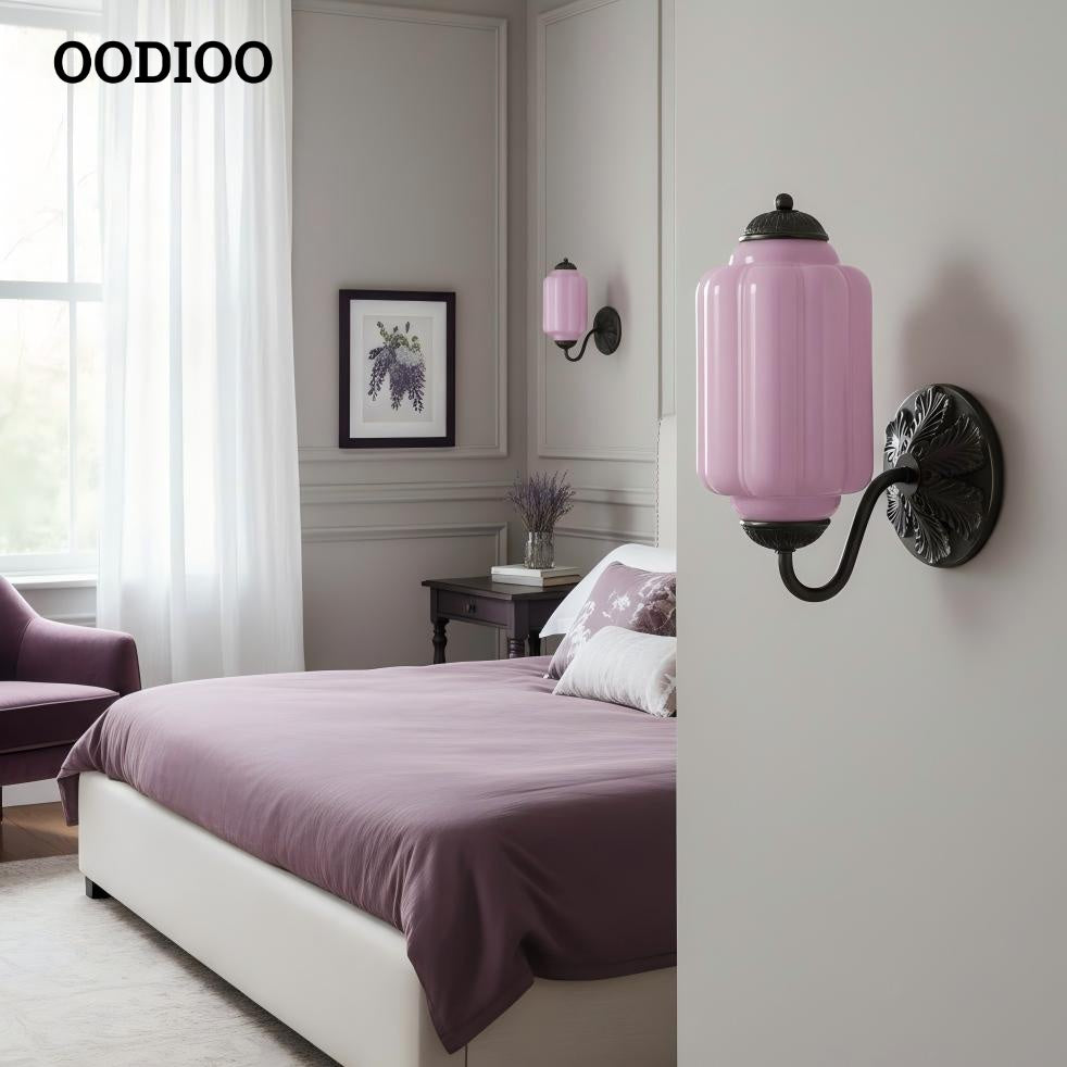 Vintage Milk Glass Sconce - Bedside Cream Eloise Wall Sconce