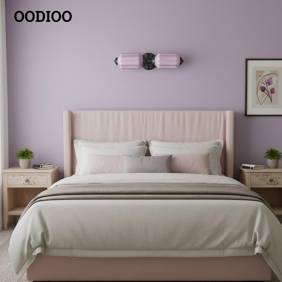 Eloise Pumkin Glass Vanity Sconce