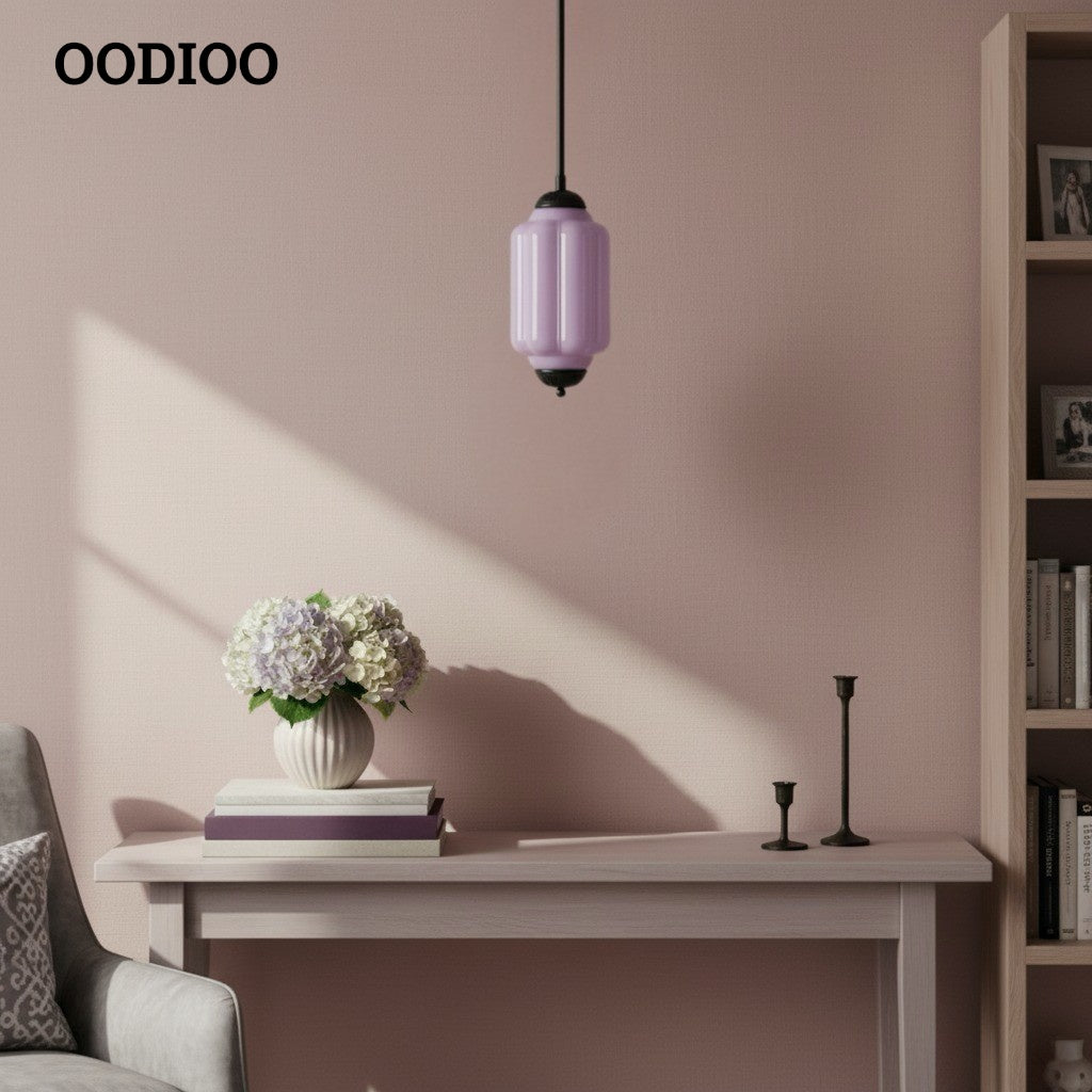 Eloise Simple Glass Irregular Lantern Pendant Lamp