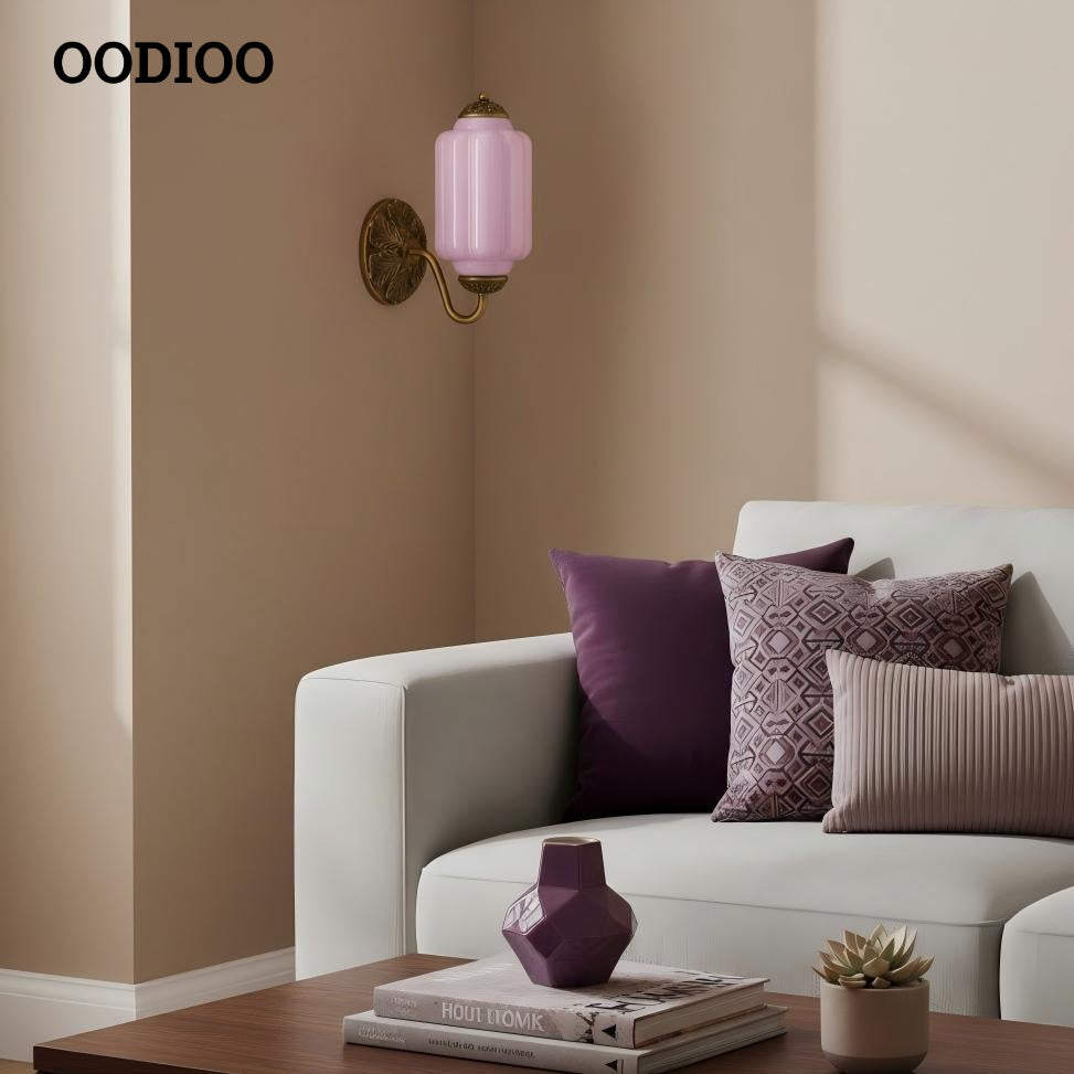 Vintage Milk Glass Sconce - Bedside Cream Eloise Wall Sconce