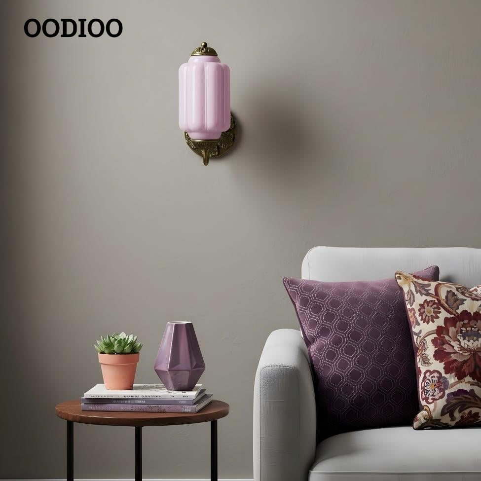 Vintage Milk Glass Sconce - Bedside Cream Eloise Wall Sconce