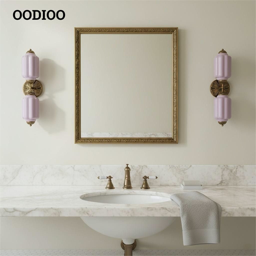 Eloise Pumkin Glass Vanity Sconce