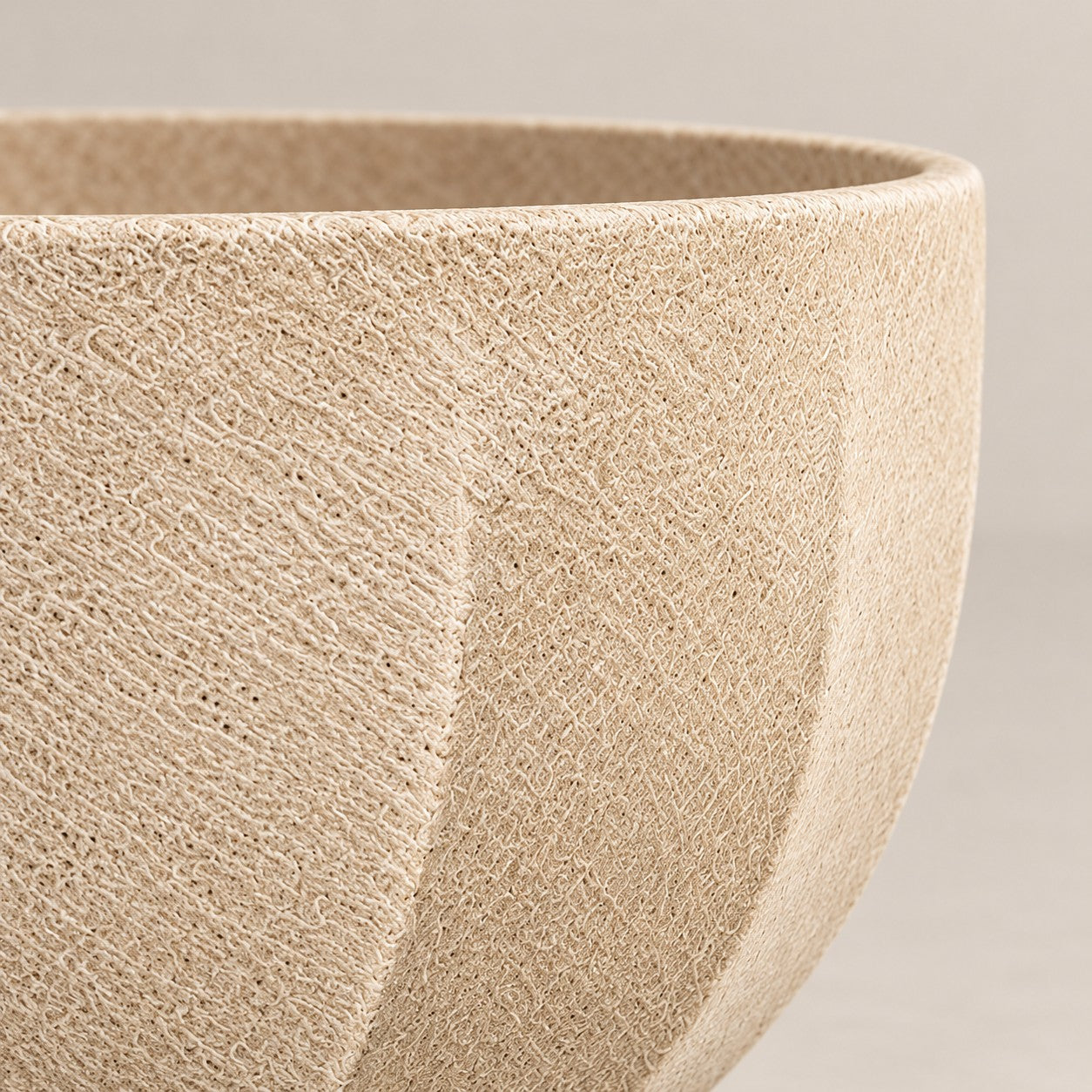 Loomis bowl shade linen detail, Size A