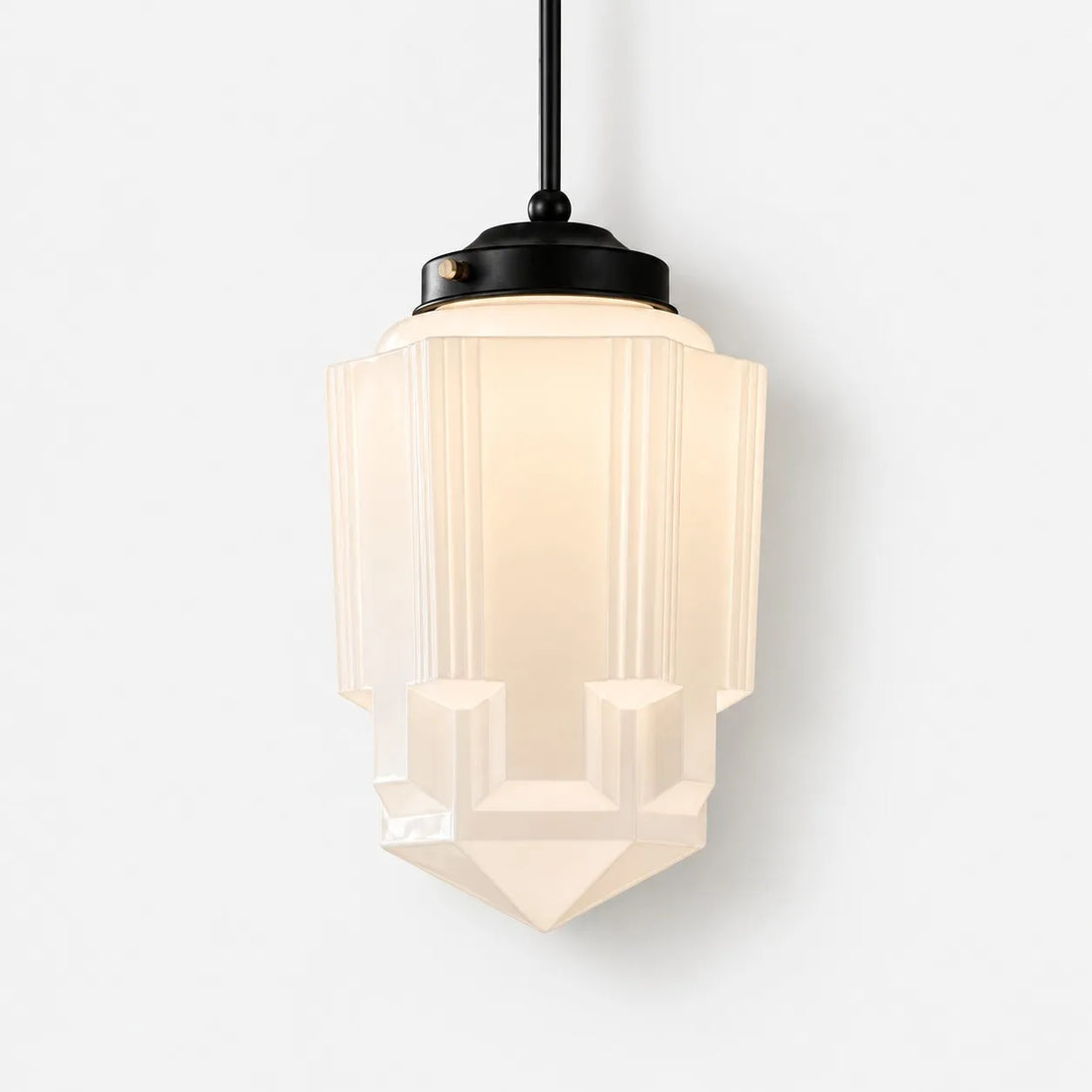 Opelina milk glass pendant, Model A