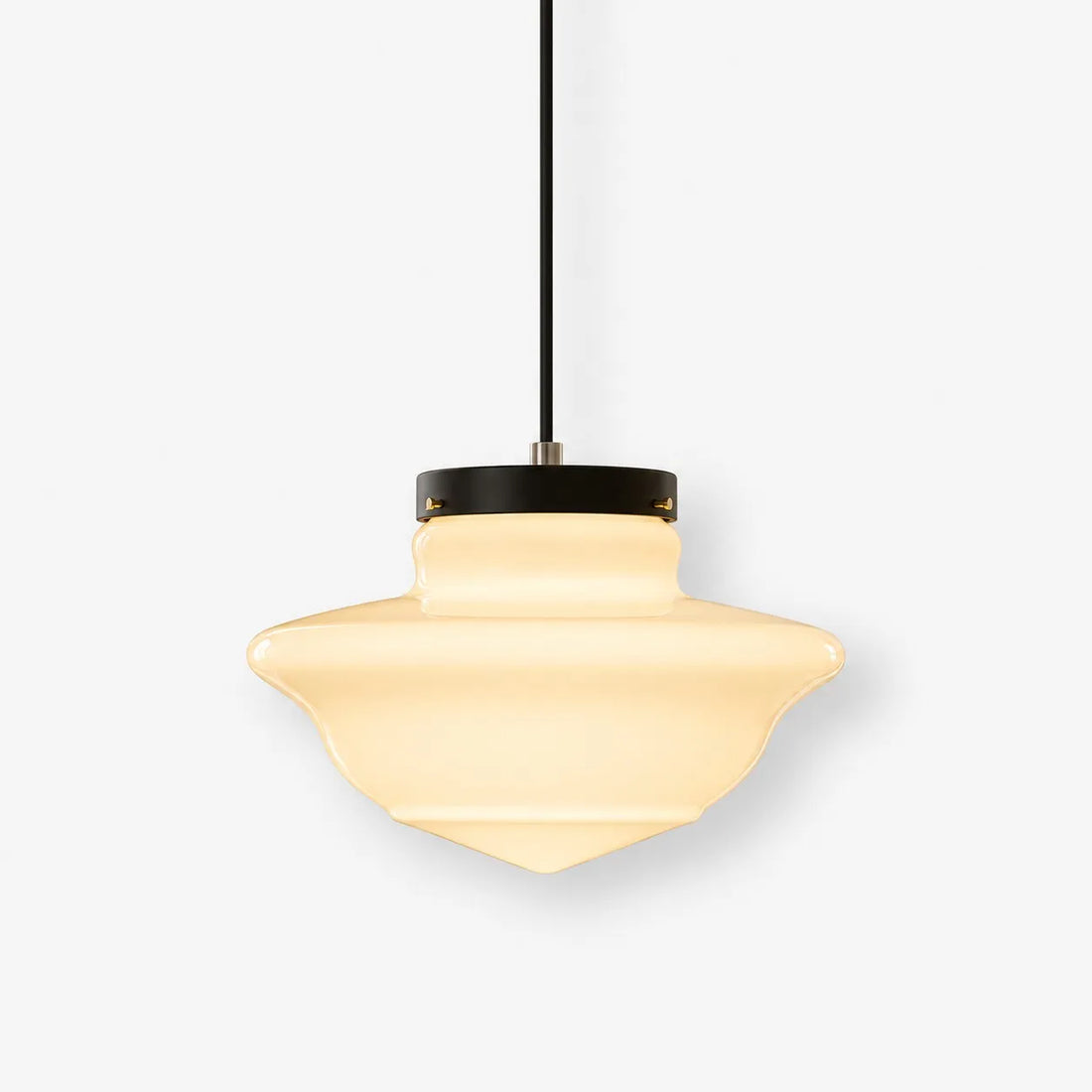 Opelina milk glass pendant, Model D