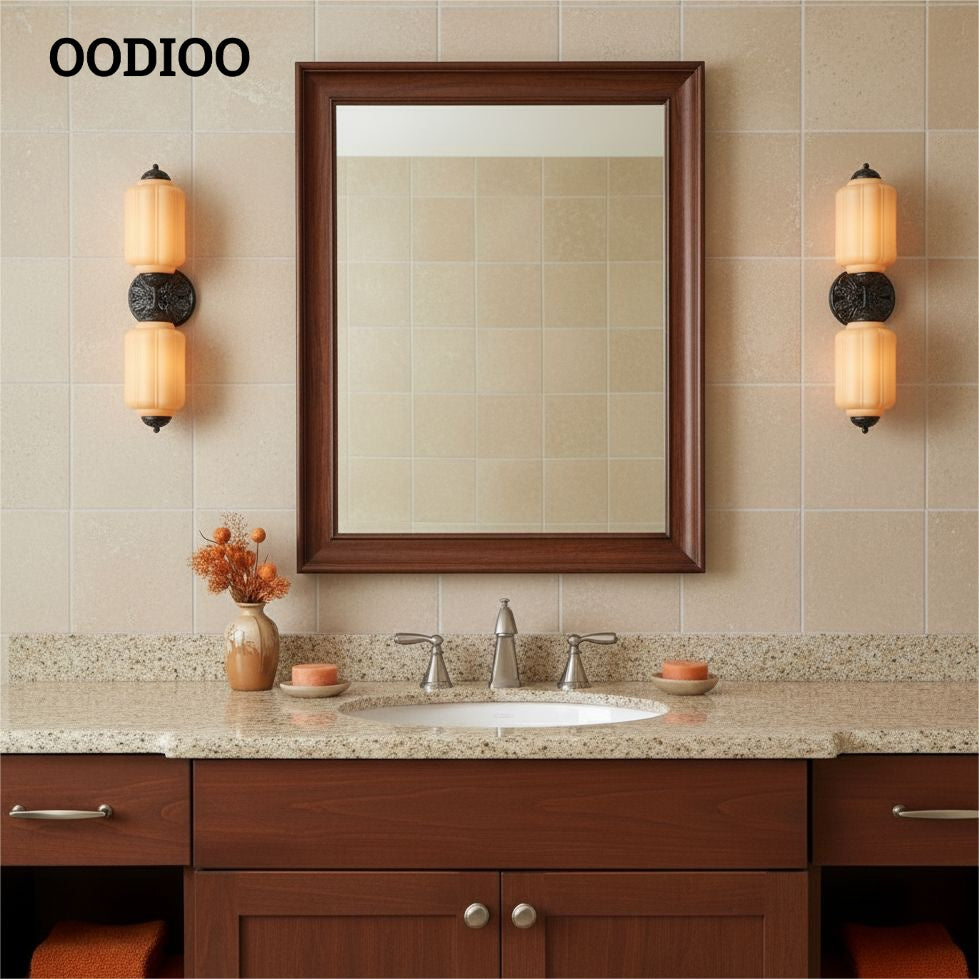 Eloise Pumkin Glass Vanity Sconce