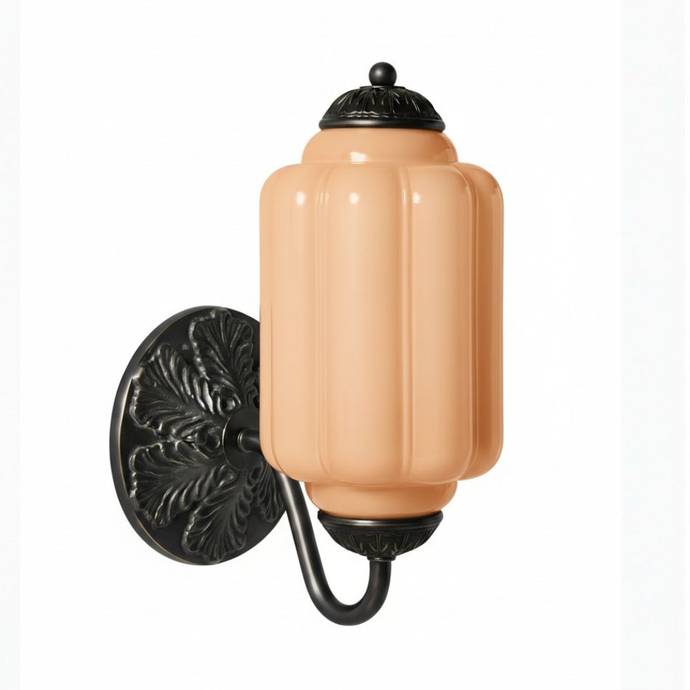 Vintage Milk Glass Sconce - Bedside Cream Eloise Wall Sconce