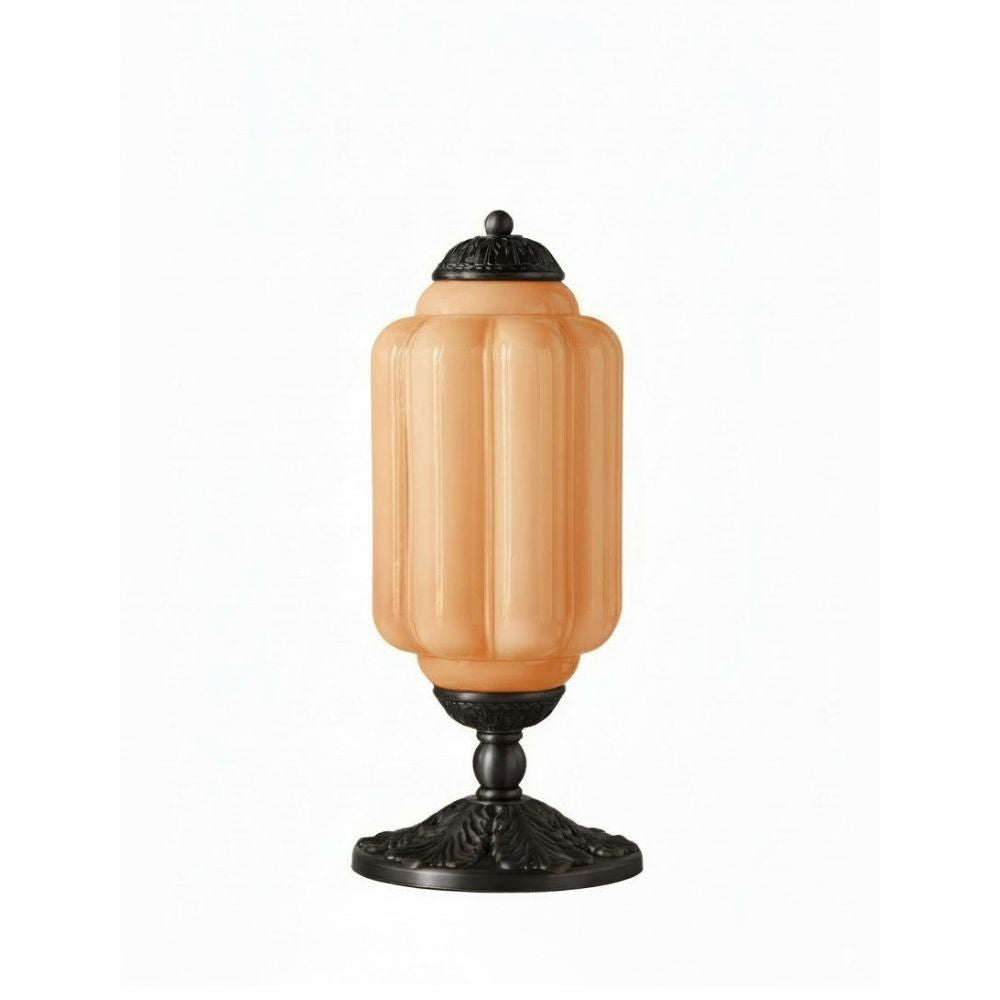 Eloise Vintage Glass Led Pumpkin Table Lamp