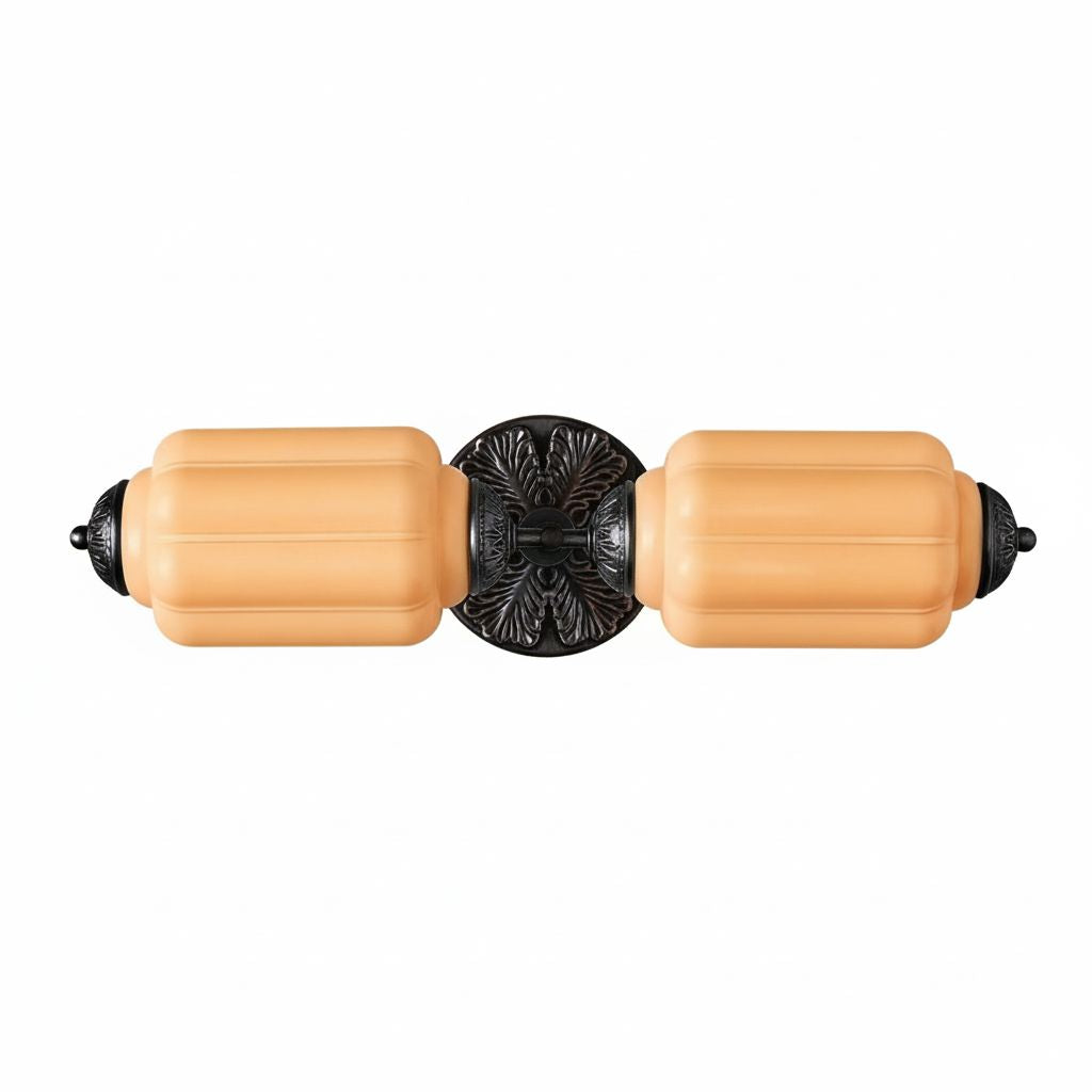Eloise Pumkin Glass Vanity Sconce