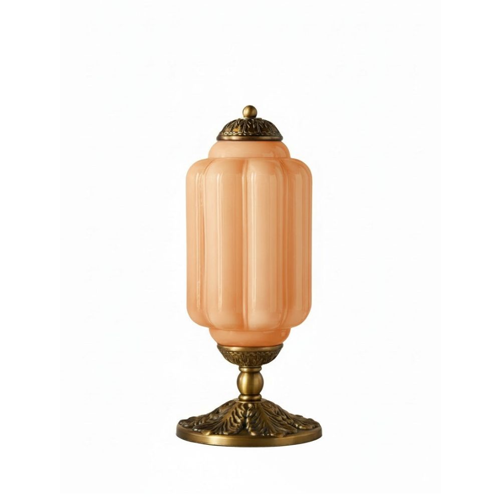 Eloise Vintage Glass Led Pumpkin Table Lamp