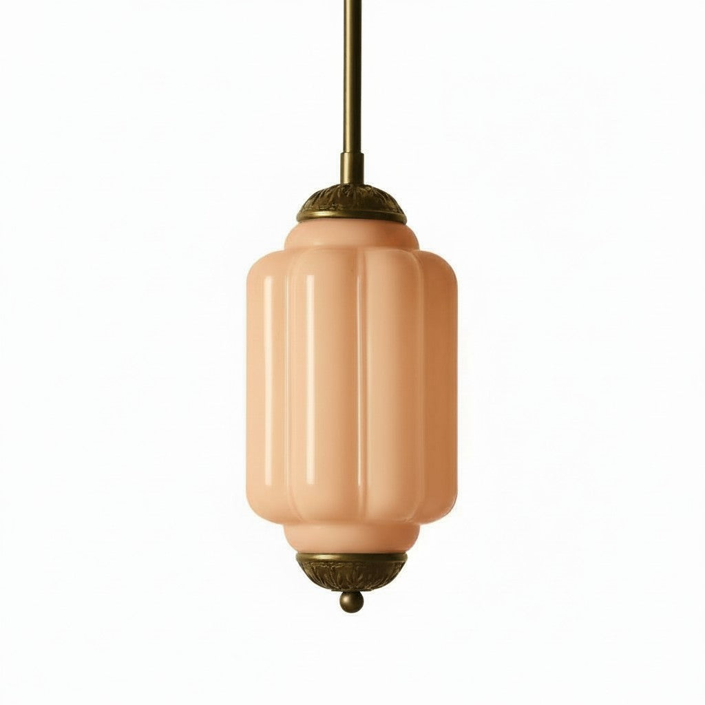 Eloise Simple Glass Irregular Lantern Pendant Lamp