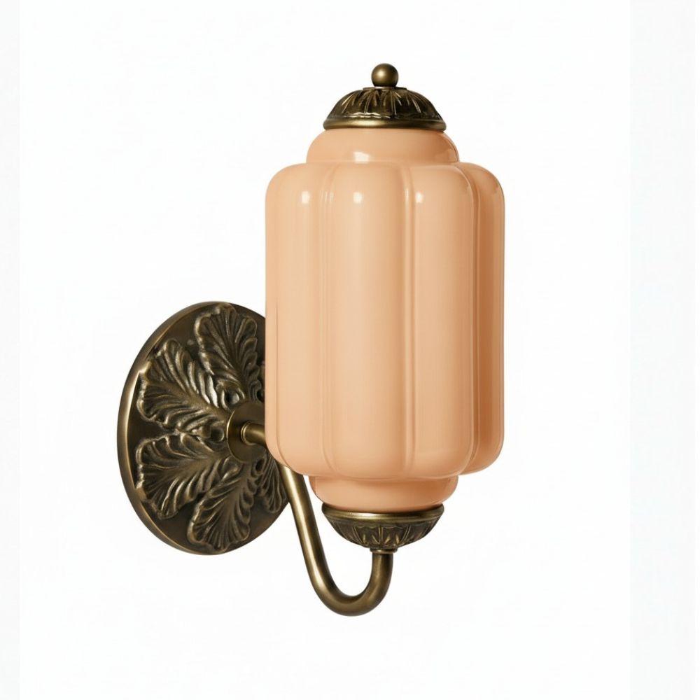 Vintage Milk Glass Sconce - Bedside Cream Eloise Wall Sconce