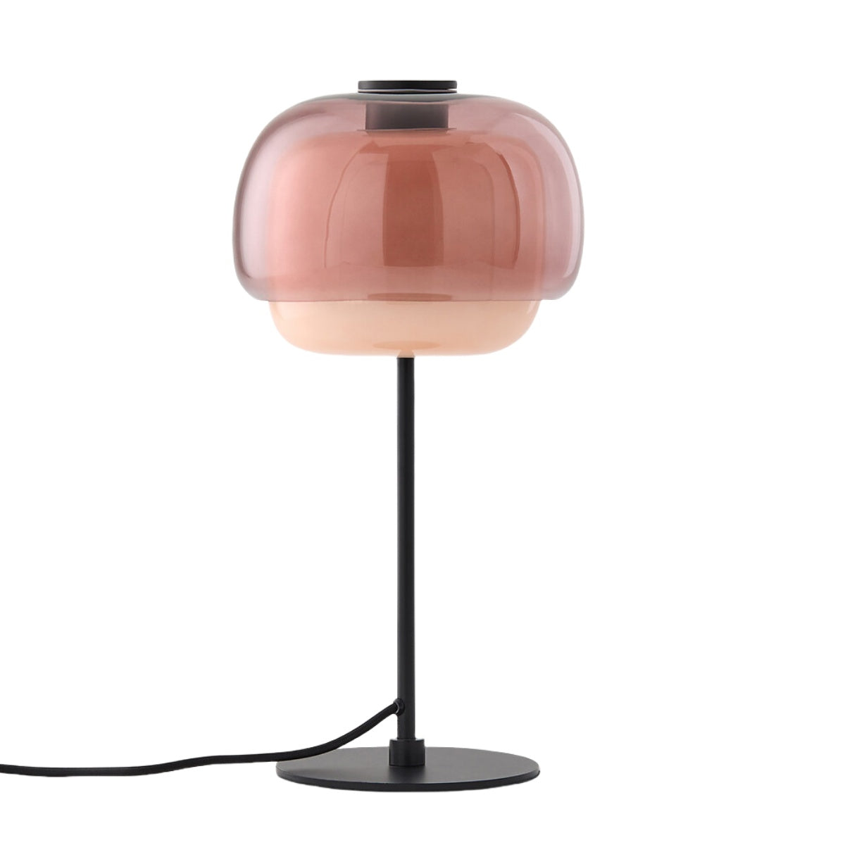 Nordic Mushroom Glass Table Lamp – Stained Glass Bedside Light