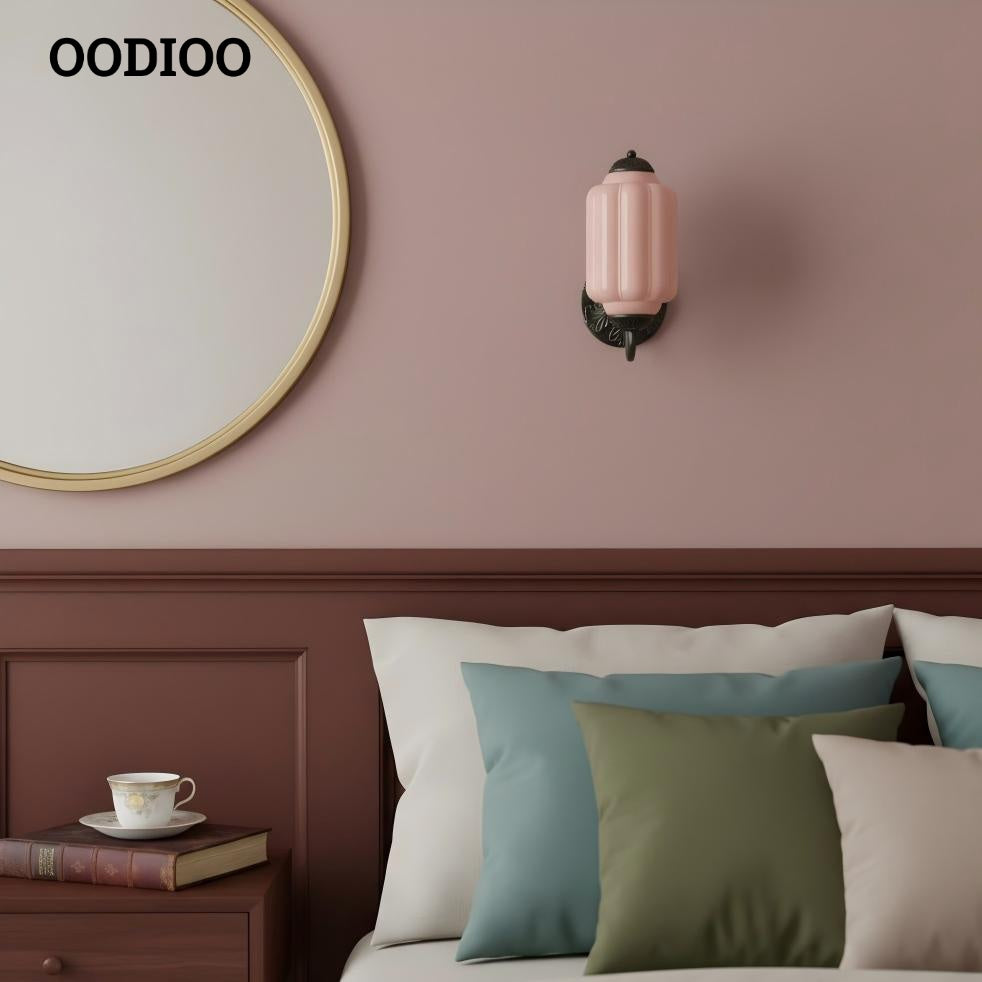 Vintage Milk Glass Sconce - Bedside Cream Eloise Wall Sconce