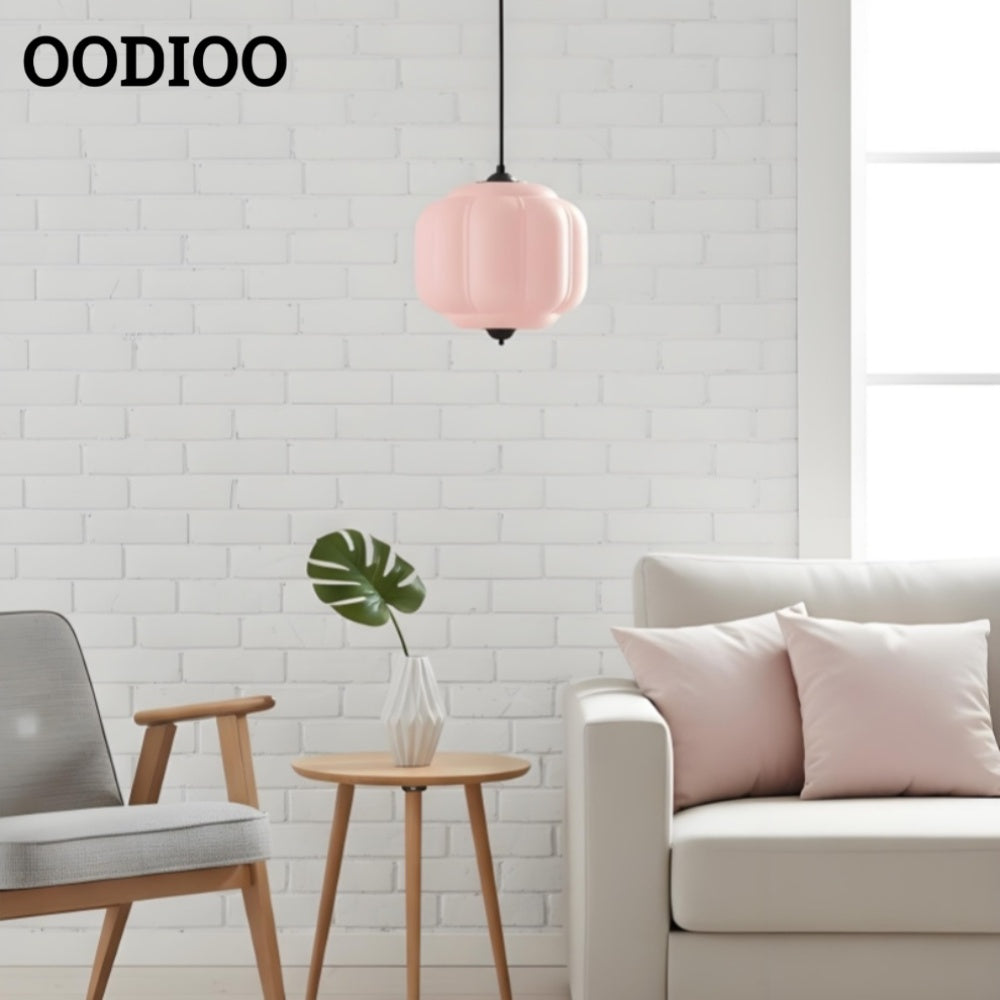 American Vintage Eloise Pendant Lamp With Glass Shade